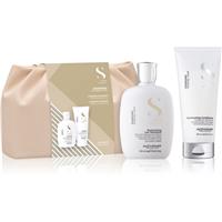 Alfaparf Milano Semi di Lino Diamond Duo Kit gift set for radiance and hydration 2 pc