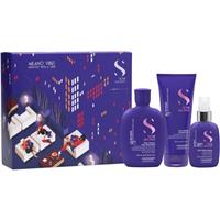 Alfaparf Milano Semi di Lino Blonde Holiday Kit gift set for blondes and highlighted hair 3 pc