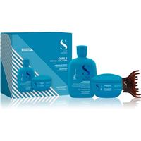 Alfaparf Milano Semi Di Lino Curls Duo Kit gift set for all types of curly hair 3 pc