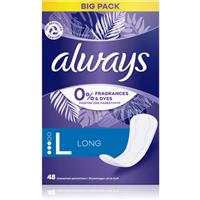 Always Daily Protect Long panty liners fragrance-free 48 pc