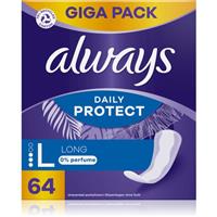 Always Daily Protect Long panty liners fragrance-free 64 pc