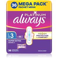 Always Platinum Super Extra Size 3 sanitary towels with wings 36 pc