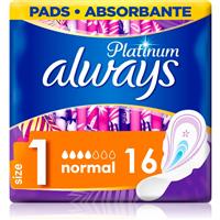 Always Platinum Normal Size 1 sanitary towels 16 pc