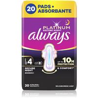 Always Platinum Secure Night Size 4 sanitary towels night 20 pc
