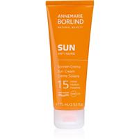 ANNEMARIE BRLIND SUN ANTI-AGING sunscreen cream with anti-ageing effect SPF 15 75 ml