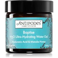 Antipodes Baptise H£O Ultra-Hydrating Water Gel light hydrating gel cream for the face 60 ml