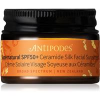 Antipodes Supernatural SPF50+ Ceramide Silk Facial Sunscreen protective facial cream with ceramides SPF 50+ 15 ml