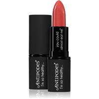 Antipodes Moisture-Boost Natural Lipstick nourishing lipstick shade Dusky Sound Pink 4 g