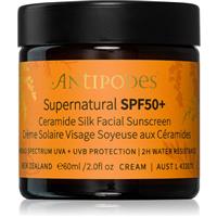 Antipodes Supernatural SPF50+ Ceramide Silk Facial Sunscreen protective facial cream with ceramides SPF 50+ 60 ml