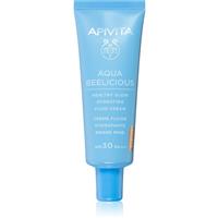 Apivita Aqua Beelicious Tinted Fluid SPF30 light tinted fluid with a brightening effect SPF 30 40 ml