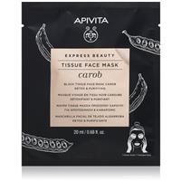 Apivita Express Beauty Carob sheet mask with detoxifying effect 20 ml
