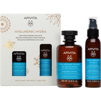 Apivita Hyaluronic Hydra Hair Moisturizing Delights gift set for hydration and shine