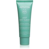 Apivita Just Bee Clear Blemish Control Moisturizer moisturising face cream with niacinamide 40 ml