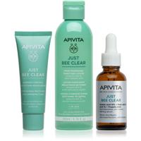 Apivita Just Bee Clear set for oily acne-prone skin