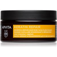 Apivita Keratin Repair Nourish Repair Hair Mask restorative mask for damaged hair with keratin 200 ml