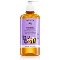 Apivita Mini Bees Gentle Kids Shampoo Blueberry & Honey shampoo for fine hair for children 500 ml