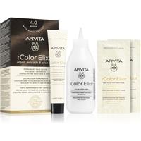 Apivita My Color Elixir hair colour ammonia-free shade 4.0 Brown