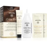 Apivita My Color Elixir hair colour ammonia-free shade 7.35 Blonde Gold Mahogany 1 caps.