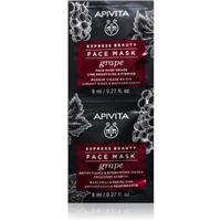 Apivita Express Beauty Grape firming face mask 2x8 ml