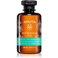 Apivita Refreshing Fig Shower Gel refreshing shower gel with essential oils 250 ml