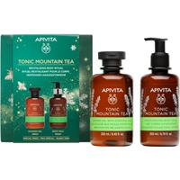 Apivita Tonic Mountain Tea Revitalizing Body Ritual Christmas gift set for skin regeneration