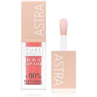 Astra Make-up Pure Beauty Juicy Lip Oil nourishing lip gloss shade 01 Peach 5 ml