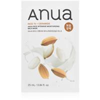 Anua Rice Intensive Moisturizing Milk Mask nourishing sheet mask for radiance and hydration 25 ml