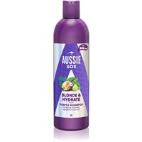 Aussie SOS Blonde & Hydrate purple toning shampoo for blonde hair 500 ml