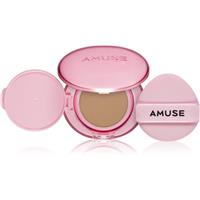 AMUSE Dew Power Vegan Cushion long-lasting cushion foundation to brighten and smooth the skin shade 04 Tan 15 g