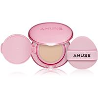 AMUSE Dew Power Vegan Cushion long-lasting cushion foundation to brighten and smooth the skin shade 1.5 Natural 15 g
