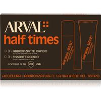 Arval Half Times Fast Tanning Bottle + Tube Set protective tan accelerating oil