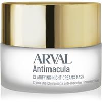 Arval Antimacula Clarifying Night Cream & Mask renewing night cream mask for pigment spot correction 50 ml