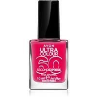 Avon Ultra Colour 60 Second Express quick-drying nail polish shade Fun N Fuchsia 10 ml