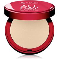 AA Wings of Color All Day Long Pressed Setting Powder compact powder with matt effect shade 02 Natural Medium 9 g
