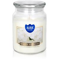 BISPOL Premium Line White Flowers scented candle 500 g