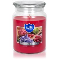 BISPOL Premium Line White Lavender scented candle 500 g