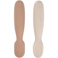 Beaba Silicone Pre-Spoons 2 Pack spoon Praline / Clay 4m+ 2 pc