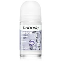 Babaria Deodorant Cotton antiperspirant roll-on with nourishing effect 50 ml