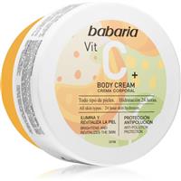 Babaria Vitamin C moisturising body cream for all types of skin 400 ml