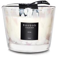 Baobab Collection Pearls White scented candle 10 cm