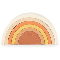 Bieco Silicone Rainbow folding rainbow 12 m+ Chocolate Bliss 6 pc