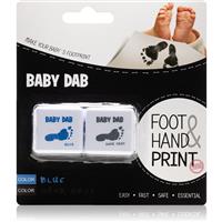Baby Dab Foot & Hand Print Blue & Grey dye for baby footprints and handprints 2 pc