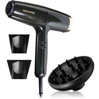 BaByliss PRO Falco Hair dryer BLACK & GOLD hair dryer with integrated ion function 1 pc