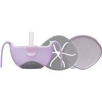 b.box 3 in 1 Bowl & Straw bowl with straw Strawberry 250 ml