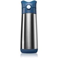 B.Box Insulated Drink Bottle thermos with straw Midnight 500 ml