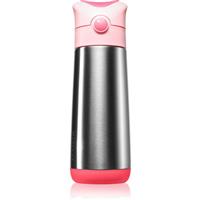 B.Box Insulated Drink Bottle thermos with straw Flamingo Fizz 500 ml