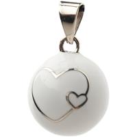 Bola ESSENTIALS Double Hearts bola pregnancy necklace White 1 pc