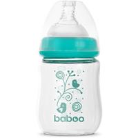 Baboo Anti-colic Glass Feeding Bottle Wide Neck glass baby bottle 0m+ 150 ml