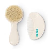 Baboo Baby Hair Brush and Comb Set set for hair for children from birth 2 pc