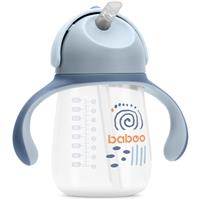 Baboo Cup with Silicone Straw cup with straw Blue Haze 9m+ 260 ml